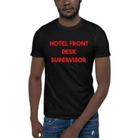 Crveni hotelski recepcijski stol Supervizor kratkih rukava pamučna majica majica po nedefiniranim poklonima