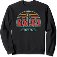 Arizona Retro Desert Sunset 80s stil dukserica