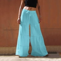 Kneelentne ženske hlače Ležerne prilike Joga Capris hlače za žene Tummy Control High Sheik Work Worth