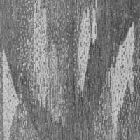 Ahgly Company u zatvorenom pravokutniku Sažetak Siva modernih prostirki, 8 '10'