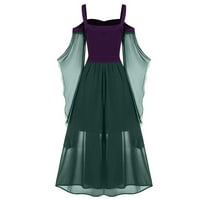 Halloween haljina za djevojke, dame irske faire renesansne haljine srednjovjekovne vintage kemizne seljačke