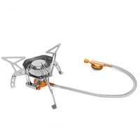 Mini plinski štednjak, lagani prenosni sklopivi stabilni vjetrovinski mini peć na vjetrovitosti za ruksak