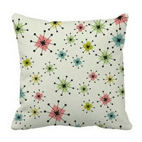 Vintage atomske zvijezde Boomerangs jastuk jastuk jastuk za zaštitu jastuk dvije strane za kauč