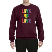 Ljubav je ljubavna Rainbow Heart Lbtq Pride