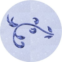 Ahgly Company u zatvorenom okruglom uzorkovnom prostirku plave površine lavande, 4 '