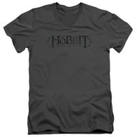Hobbit - Ornate Logo - Slim Fit V izrez - majica - mala