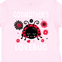 Inktastični Valentinovo Godmother's LoveBug poklon mališač majica ili majica mališana