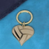 Hip Hop Forever Love Heart košarkaški privjesak za žene za žene Muškarci nehrđajućeg čelika Ključ za ključeve nakita Ljubitelji poklon