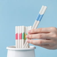 Pair Eco-Friendly Reble Chopsticks otporan na toplinu plastični protiv klizanja kuhanje za kuhanje za kuhanje za dom