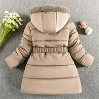 TODDLER COATS Dressy Kids Baby Unise Patchwork Proljetna zima slatka kapuljača podstavljena odjeća za