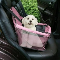 Mascarry Dog CAT Car Sigurnosni pojas Pojačalo putni nosač Preklopno prijenosne vrećice za kućne ljubimce, crveno