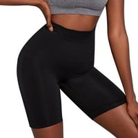 Odeerbi Slawewear za žene Tummy Control BodySuit High-Acdoerogene curpkorogene propusnosti Skulpranske hlače oblikovanja struka Crna