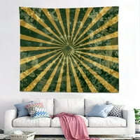 Ocean Sunrise Wall Tapisesty Waves apstraktno minimalistička umjetnost tapiserija slatka tapiserija