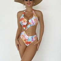 Francuska Dimple ženski kupaći kostim modni ženski Halter šuplje kostim kupaći kostim bikini