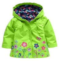 Floleo Girls Kids Outfits Girls Klage jakna Dječji kaput kaputa s kapuljačom odjeća Dječja odjeća jakna