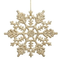 Wiueurtly Winter Garland sa tajmerom Zimski kamin Garland Božićni ukrasi Snowflakes Snowflakes Odreda Odreda Pribor za prozore *