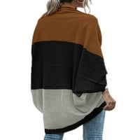 Paille žene obični pletiv kardigan džemper izgubila zimska topla jakna dugih rukava ulična odjeća kardiganci