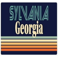 Sylvania Georgia Vinyl naljepnica za naljepnicu Retro dizajn