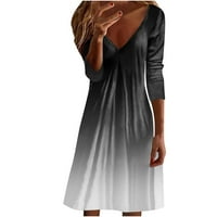 Tagold Fall Odjeća za uštedu odjeće za ženske jeseni zimske haljine, ženska modna haljina s dugim rukavima