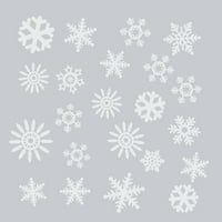 Izmjenjivo veselo Božić šarene naljepnice za prozore Climung Santa Claus Snowflakes Staklena vrata naljepnice za naljepnice Showcase Clings DIY HO