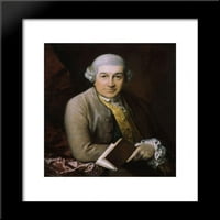Portret Davida Garrick-a uokvirenog umjetničkog tiska Thomas Gainsborough