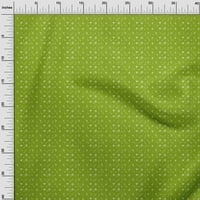Onuone pamuk fle zelene tkanine Geometrijske bandhanske haljine materijal materijal tiskana tkanina od dvorišta široka