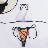Mafiytytpr seksi remen Bikini ispod 10 $ ženski bikini tiskani plivajući plićak bikini dvodijelni podijeljeni