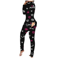 Daqian Womens Rompers i Jumpsuits Ženski tipka sa tipkama Funkcionalni zaklopljeni zaklopke za odrasle