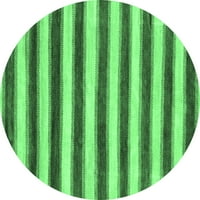 Ahgly Company u zatvorenom okruglom sažetkom smaragdno zelene moderne prostirke, četvorono