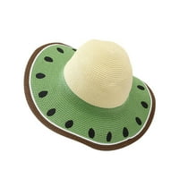 Sun Hat ženski muškarci Toddler Baby Kids Vanjski tiskarski uzorak šešira ribarov šešir za sunčanje