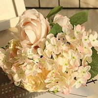 Umjetna svila lažnog cvijeća Peony cvjetni vjenčani buket mladenka hidrongea