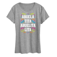 Instant poruka - Abuela, Tita, Abuelita, Lita - Grafička majica s kratkom rukavom