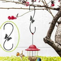 Elegantne kuke za ptice za ptice - metalni višenamjenski vješalice u obliku slova S za vrt