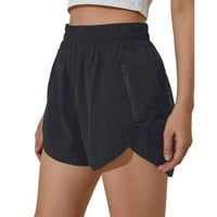 Zanvin Summer Hotsas Cleariance, Ženske atletske kratke hlače sa džepovima Elastični struk Skit Shorts Ljetni hladni hlače, vino, XL