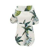 Cool Beach Hawaiian Style majica za kućne ljubimce - živopisan izgled - prozračan - zaštiti kožu - za pse i mačke - vanjska odjeća