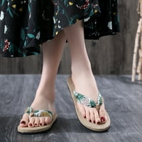 Novi proizvod uvod, ženske cipele Ljetne cvjetne flopske flops sandale za plažu proklizavajuće tankove