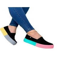 Žene Ležerne cipele Boja Blok Donje Loafer Neklizajuće platforme Natičnici Ženske modne pješačke cipele