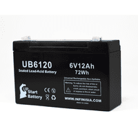 - Kompatibilni baterija Baxter HealthCare 0007MCZZ - Zamjena UB univerzalna zapečaćena olovna kiselina - uključuje f do f terminalne adaptere