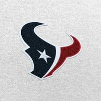 Muški antigua White Houston Texans Victory Chenille Pulover Hoodie