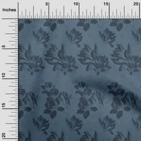 Onuone pamuk poplin mornarsko plava tkanina cvjeta šivaće tkanina od dvorišta tiskana diiy odjeća široko-k2l
