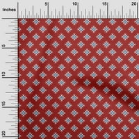 Onuone pamuk poplin crvena tkanina azijski blok geometrijski oblik obrtni projekti Dekor tkanina štampu