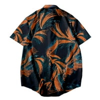 Funky Hawaiian bluza majica casual muške gumb down kratkim majicama u unise
