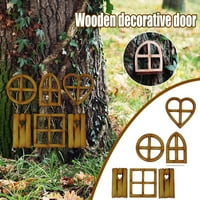 Loopsun Dekoracije za jesen za kućnu drvenu Playhouse Dekoracijska vrata za samostalna vrata Gnome set