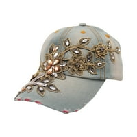 Farfi cvijeće reljefne reljefne kapice za bejzbol ljetne modne žene traperice šešir C