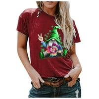 Gaecuw ljetni vrhovi za žene bluze s kratkim rukavima T / košulje s pulover majice Grafički tisak vrhovi