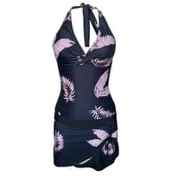 Ženski kupaći kupaći kostimi Ženski kupaći kostimi Mi & Match odvaja Halter Beach Black 3xl