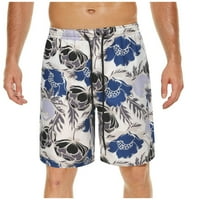 Corashan Beach Hlače Ljeto Novo Muška labava print Capris Omladinska modna casual plaža Ravne hlače za noge Muške hlače
