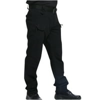 Ženska klirence plus veličine Hlače Muške hlače Višestruki džepovi Tergo pantalone Radno odijevanje Combant sigurnosti teretni džep crni s
