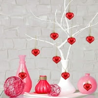 Dekoracija u obliku srca oblikovanih srčana ukras za bračni prostor za dekoraciju zaljubljenih, crvena
