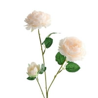 Umjetni cvijet Višestruki jarko obojeni FAU svileni simulacijski ružin za poklone za poklone